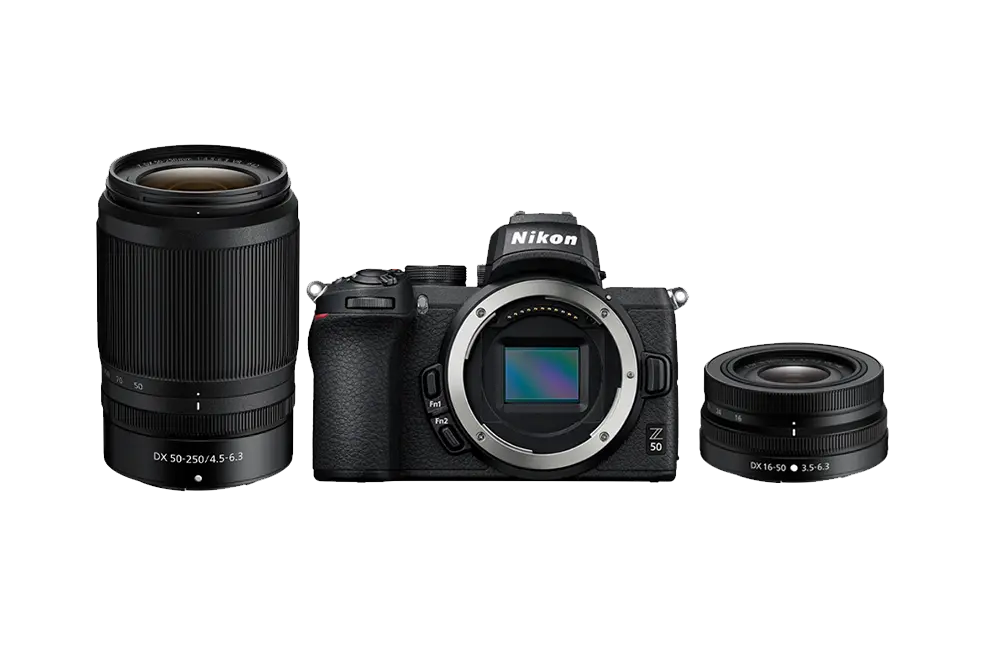 Z 50 + NIKKOR Z DX 16-50 VR + 50-250 VR